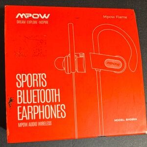 Mpow Flame Red Sports Bluetooth Earphones